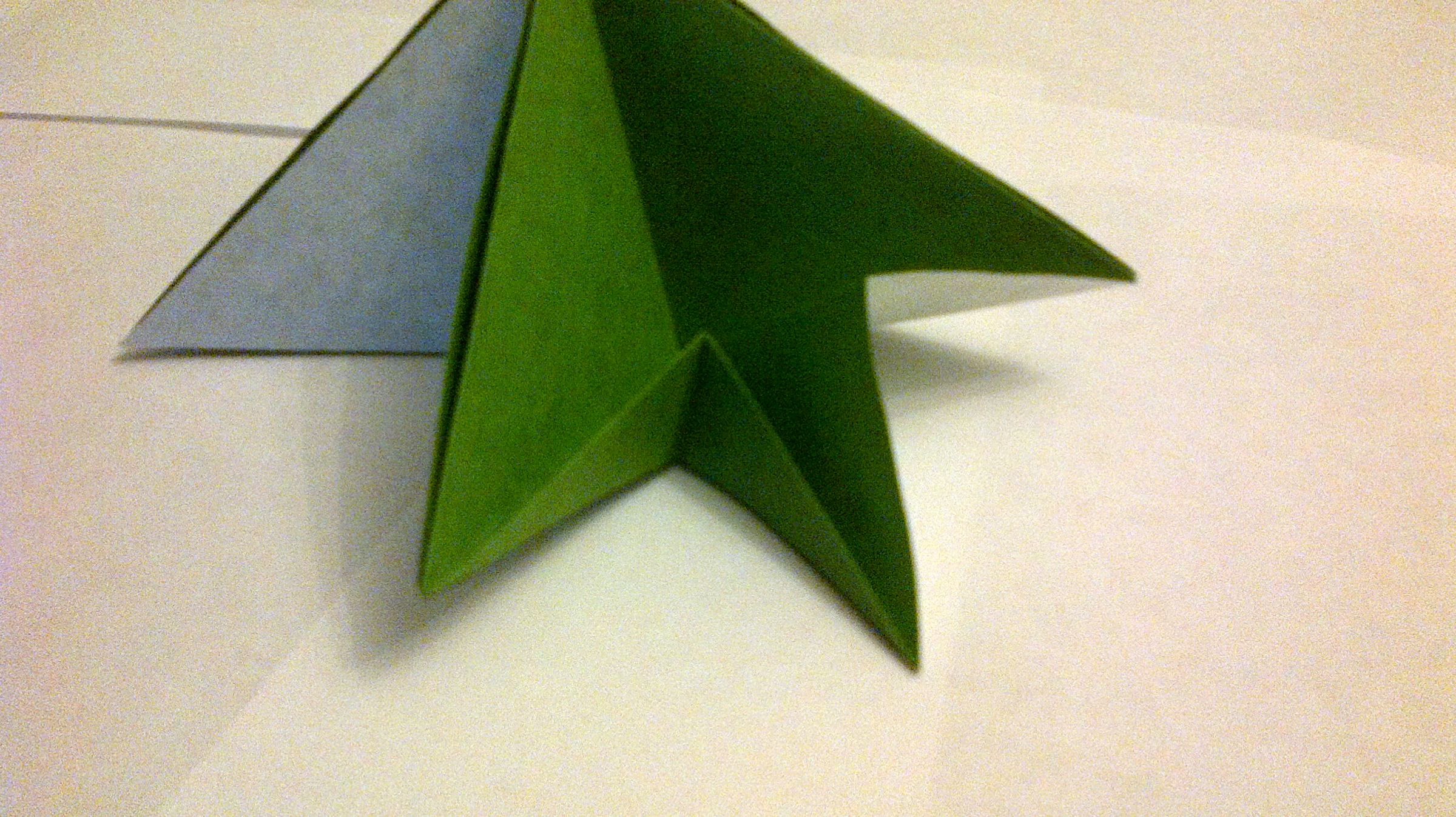 Origami Christmas Tree (Made From 1 A4 Sheet and Template) : 7 Steps - Instructables