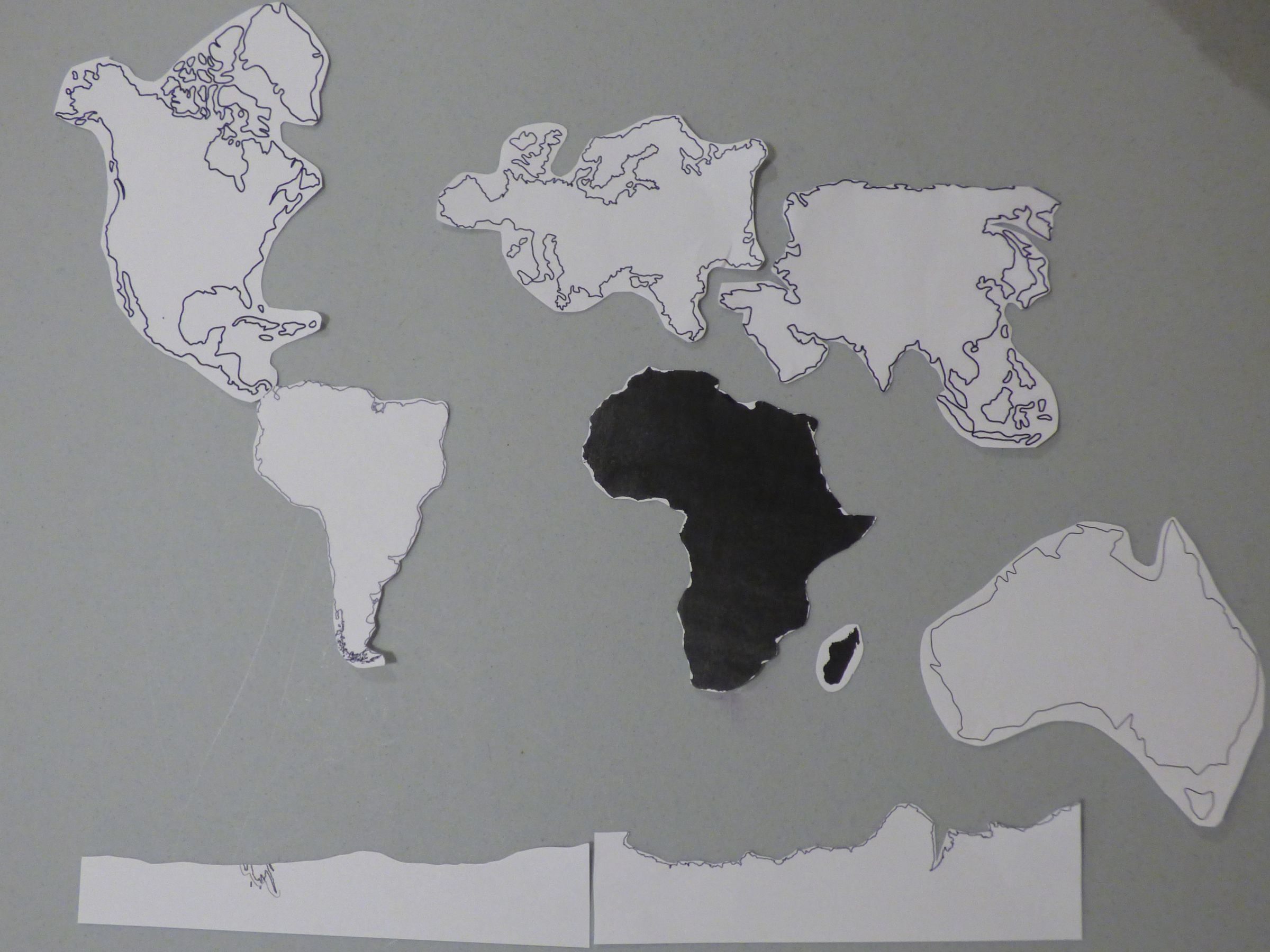 Bulletin Board World Map 5 Steps Instructables