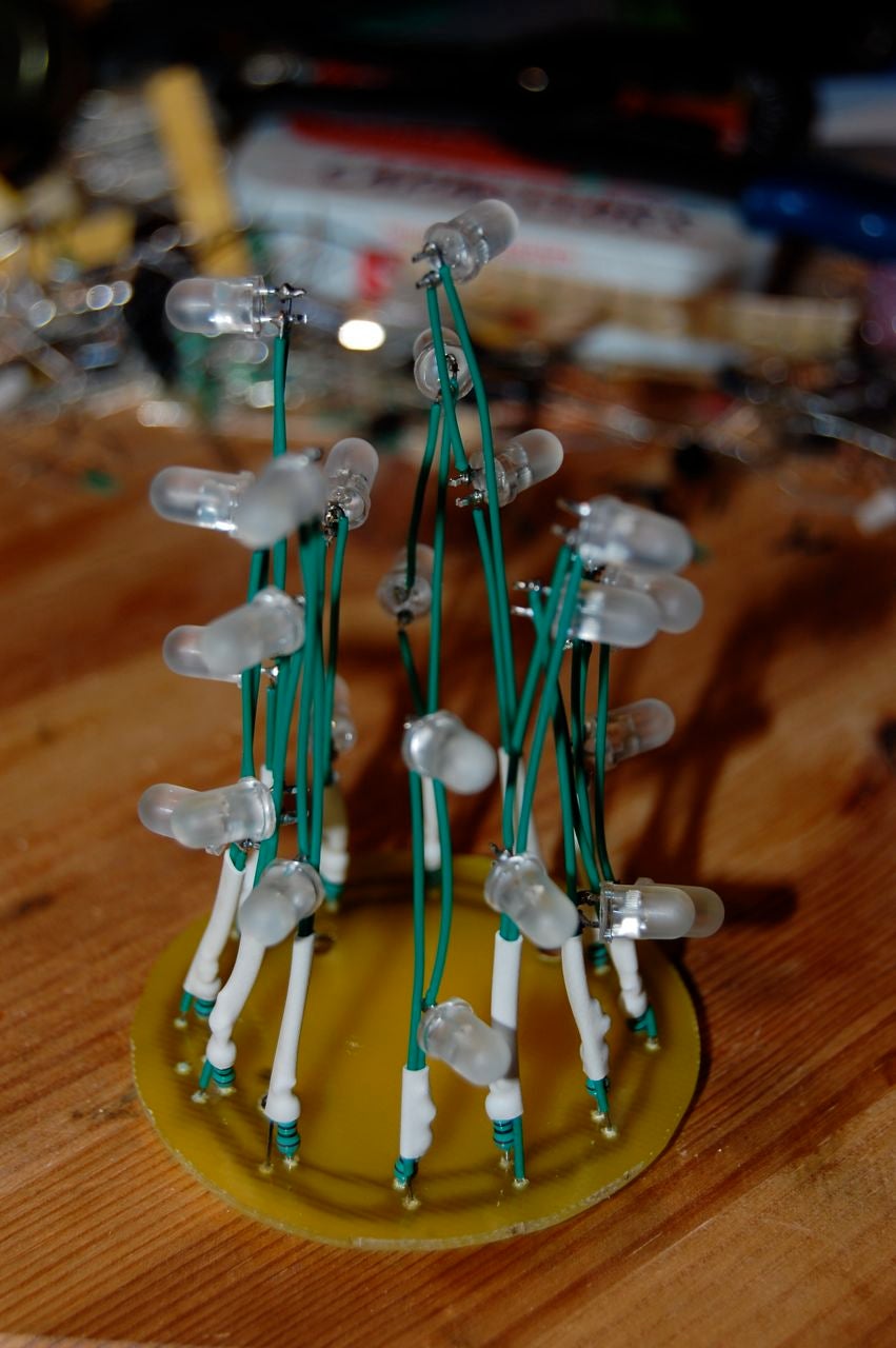 Solder the Branches Onto the PC Board