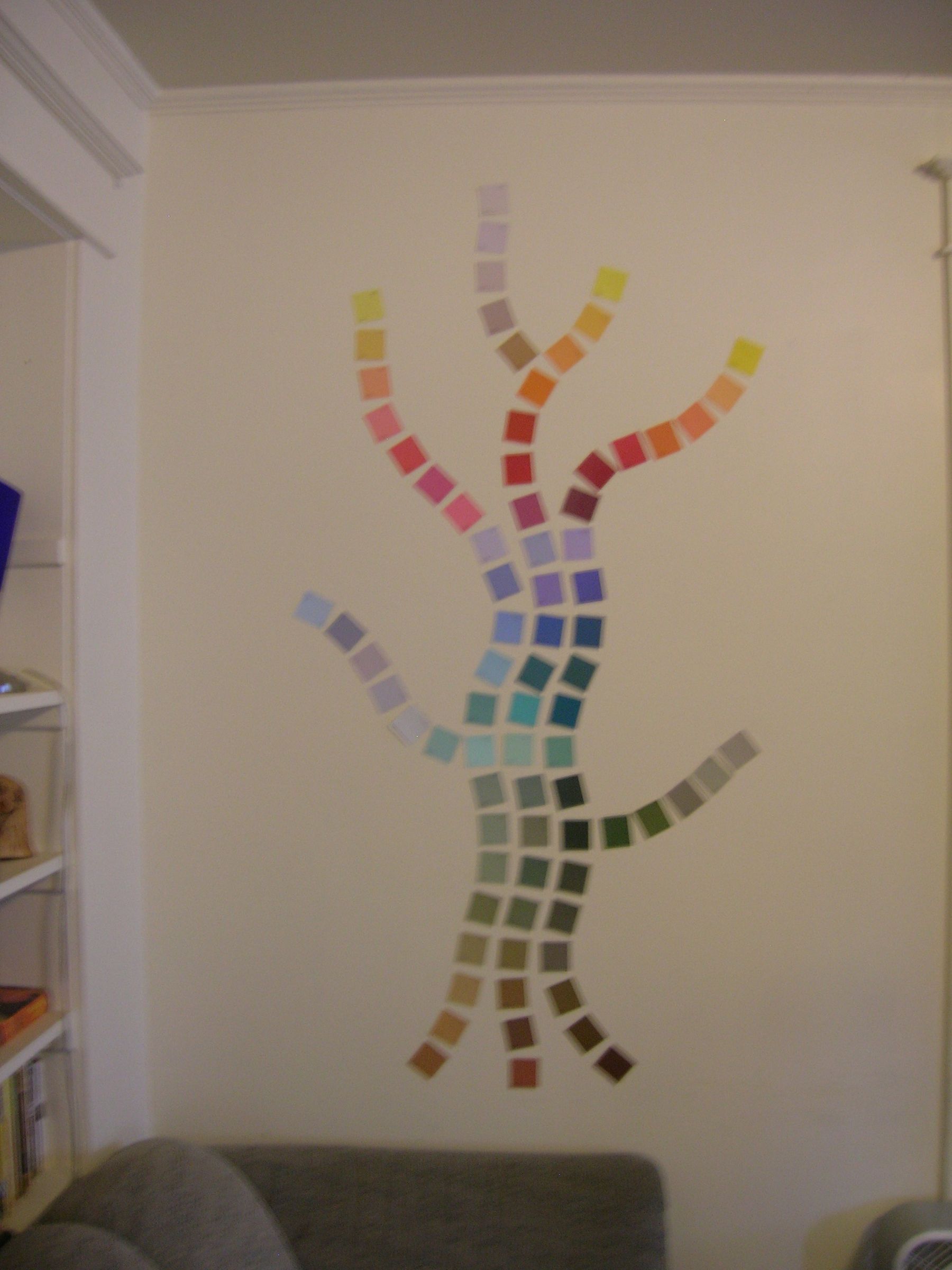 Paint Chip Wall Art