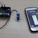 Control servo motor using 1Sheeld