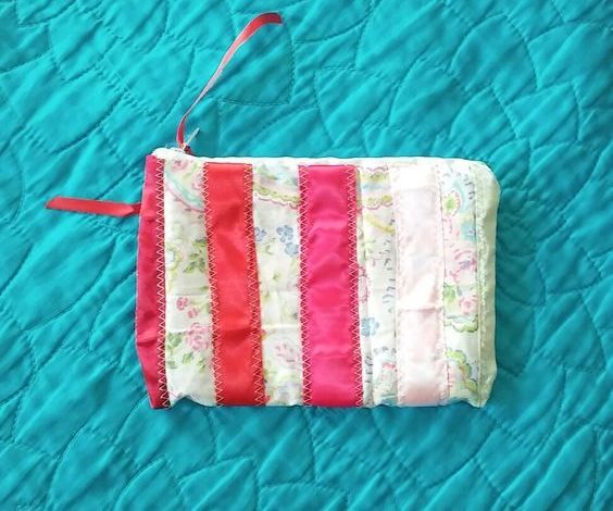 Ombre Ribbon Makeup Bag