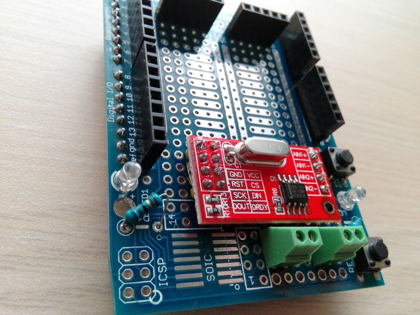 Soldering ADC Communication Lines