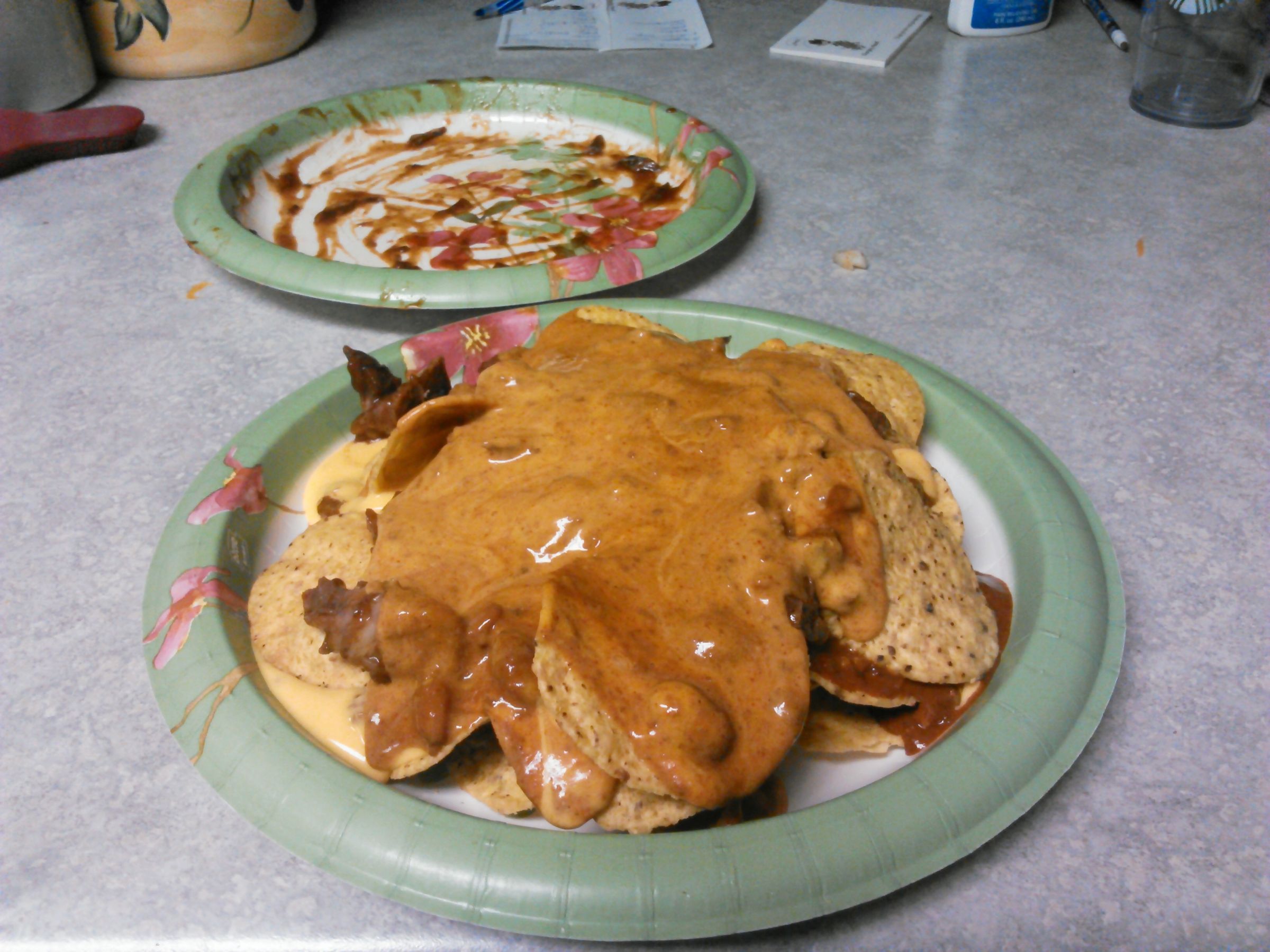 BBQ Chili Nachos  