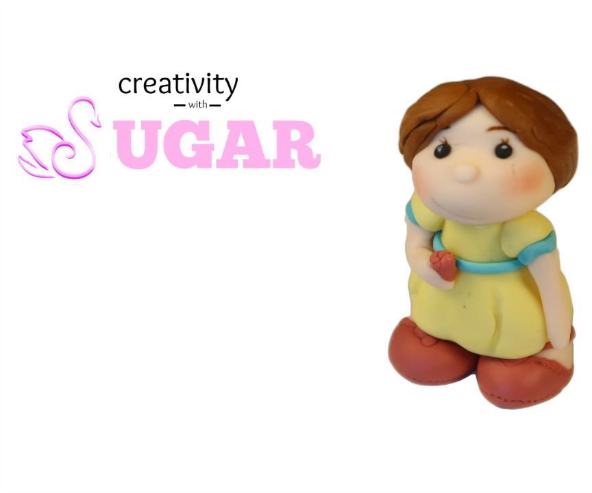How to Make Figures Out of Fondant | Girl Ready to Receive a Kiss