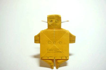 Origami Instructable Robot 5 Steps With Pictures Instructables