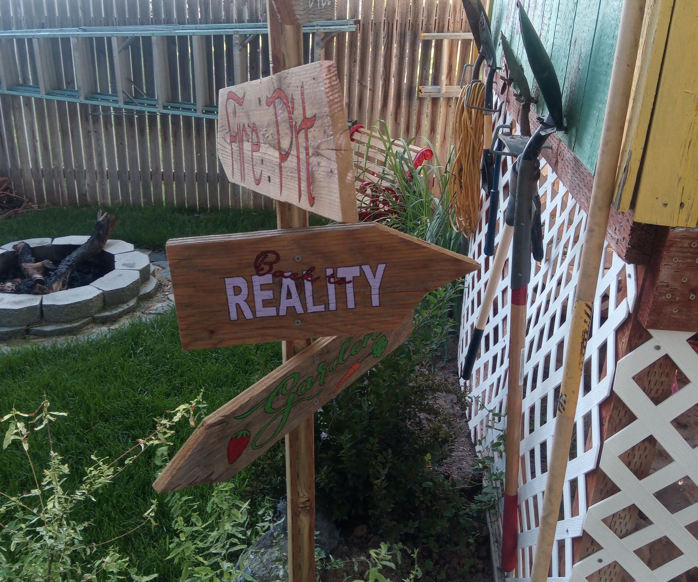 Yard Signpost