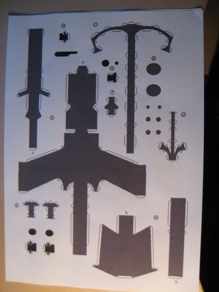 Paper Gun Template.pdf Printable Paper Gun Templates