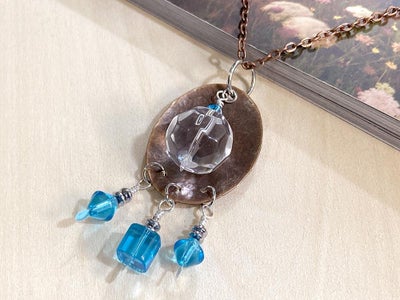 Use a Stamping Blank to Create a Textured and Domed Pendant