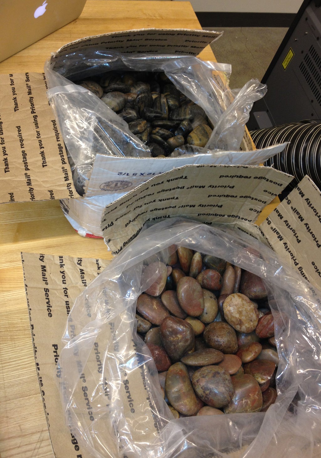 Gather Your Materials.  and a Little Bit of Info About River Rocks.