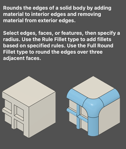 Refining With Fillet Tool