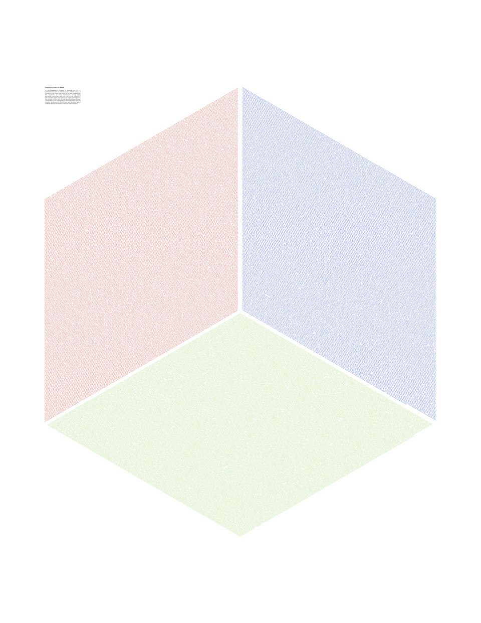 Book Wall Hangings - Flatlands - Cube