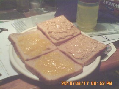 Homemade PB&J.