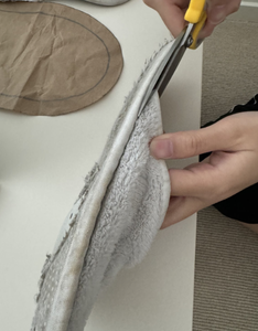 Remove Upper Part of Original Slippers