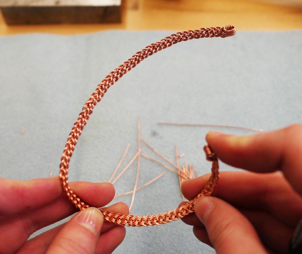 Adjustable Woven Copper Bracelet 42 Steps (with Pictures) Instructables