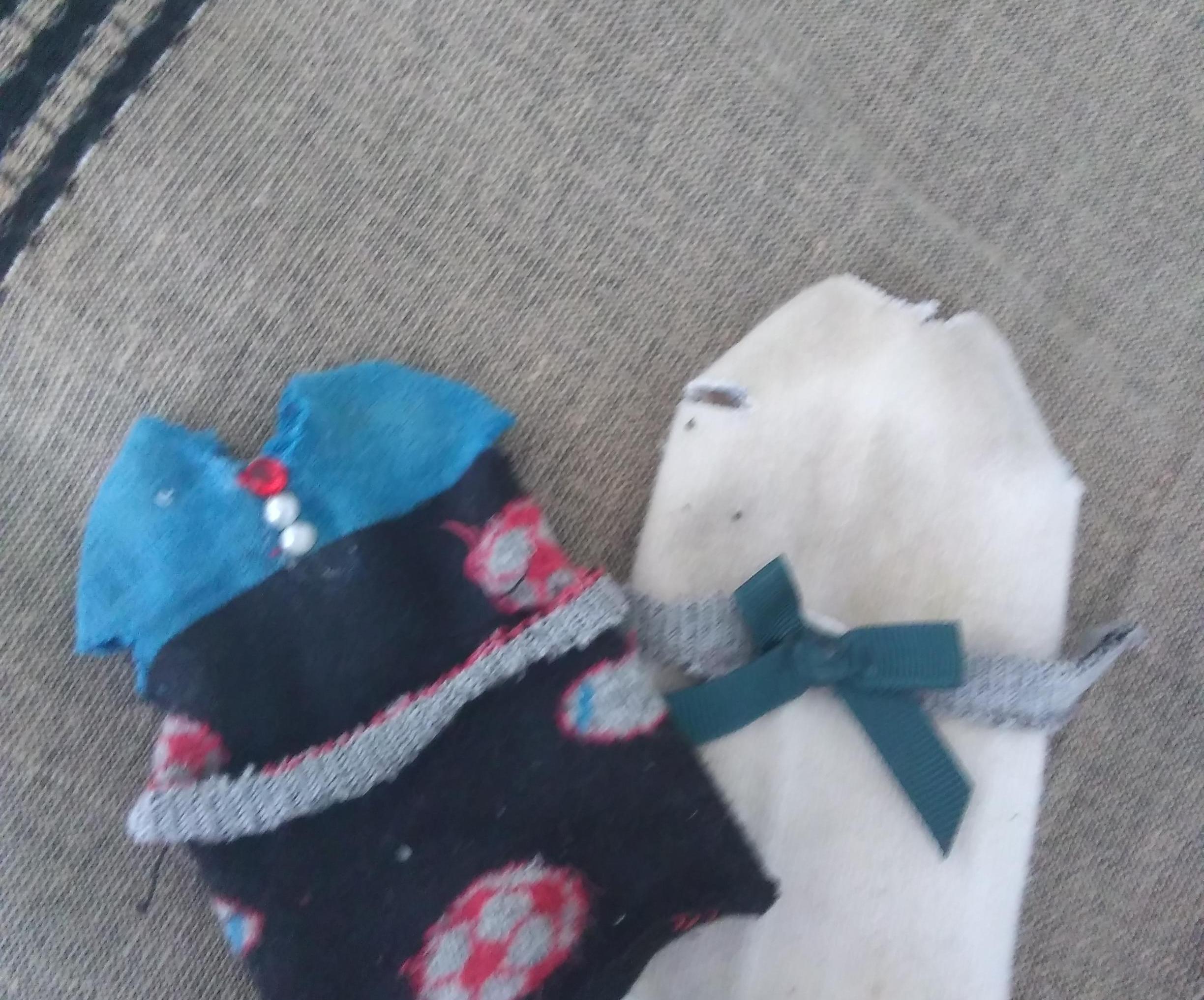 Barbie Dress From a Sock No Sew No Glue!