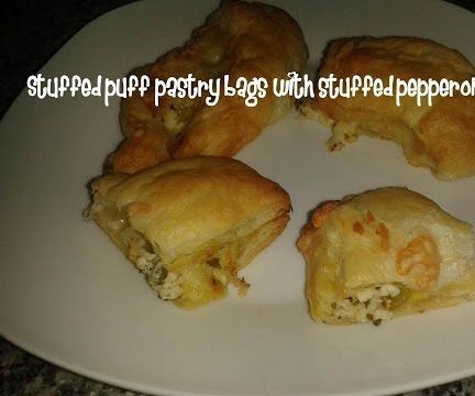 Stuffed Puff Pastry Bags With Stuffed Pepperonis Recipe