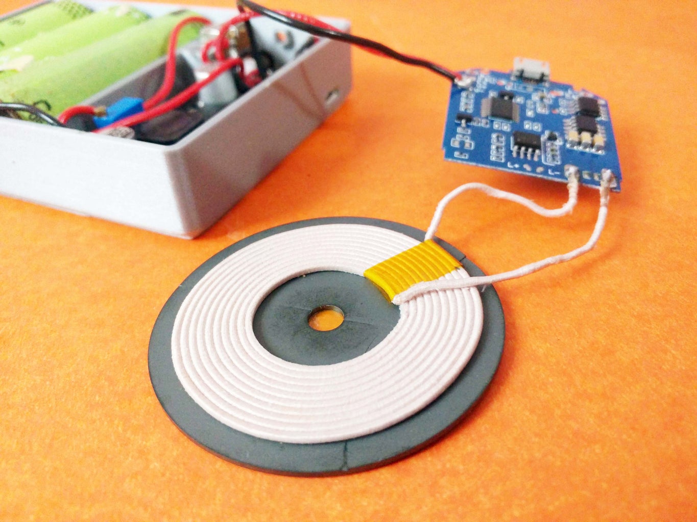 DIY Wireless Charging Power Bank : 8 Steps (with Pictures) Circuit Diagram