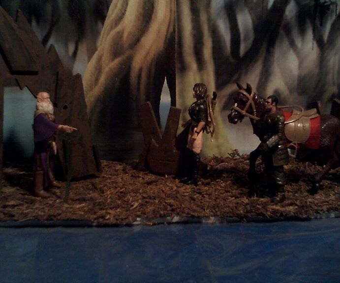 Diorama Riverbank Base.
