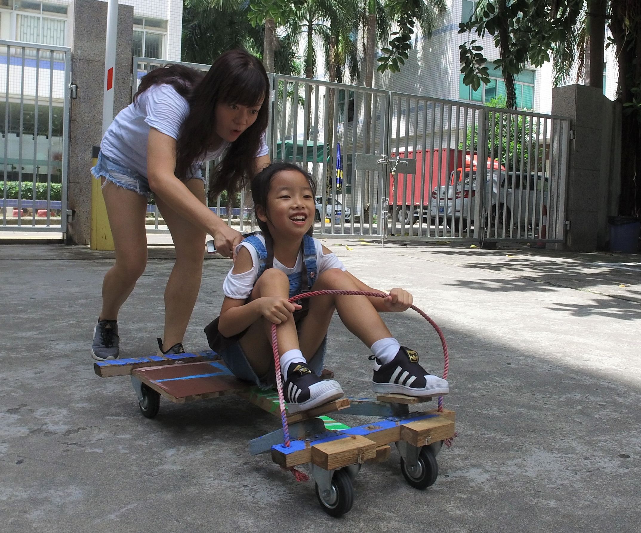 Wooden Downhill Racers