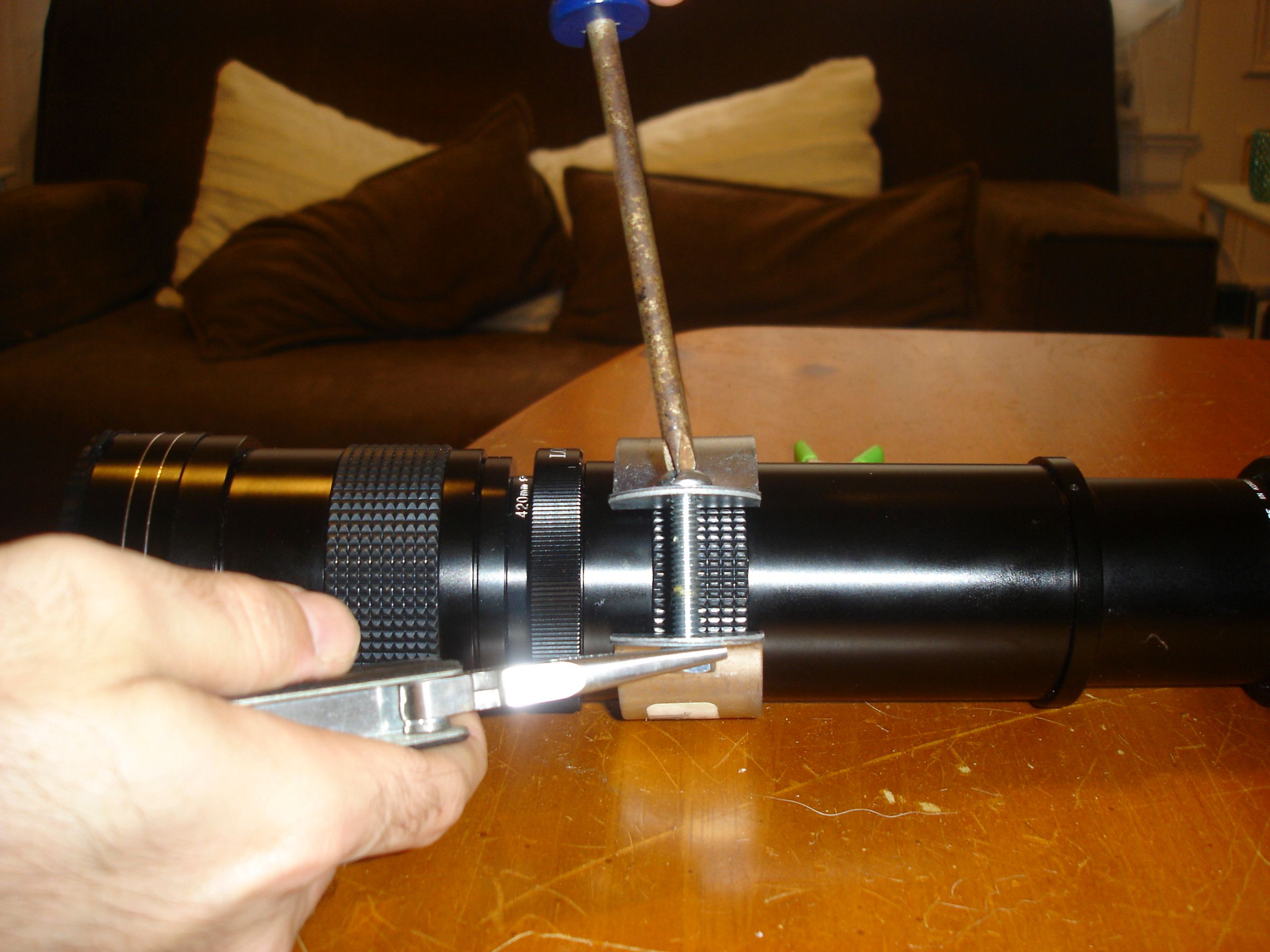 Under 2 Telephoto Lens Tripod Mount 4 Steps Instructables