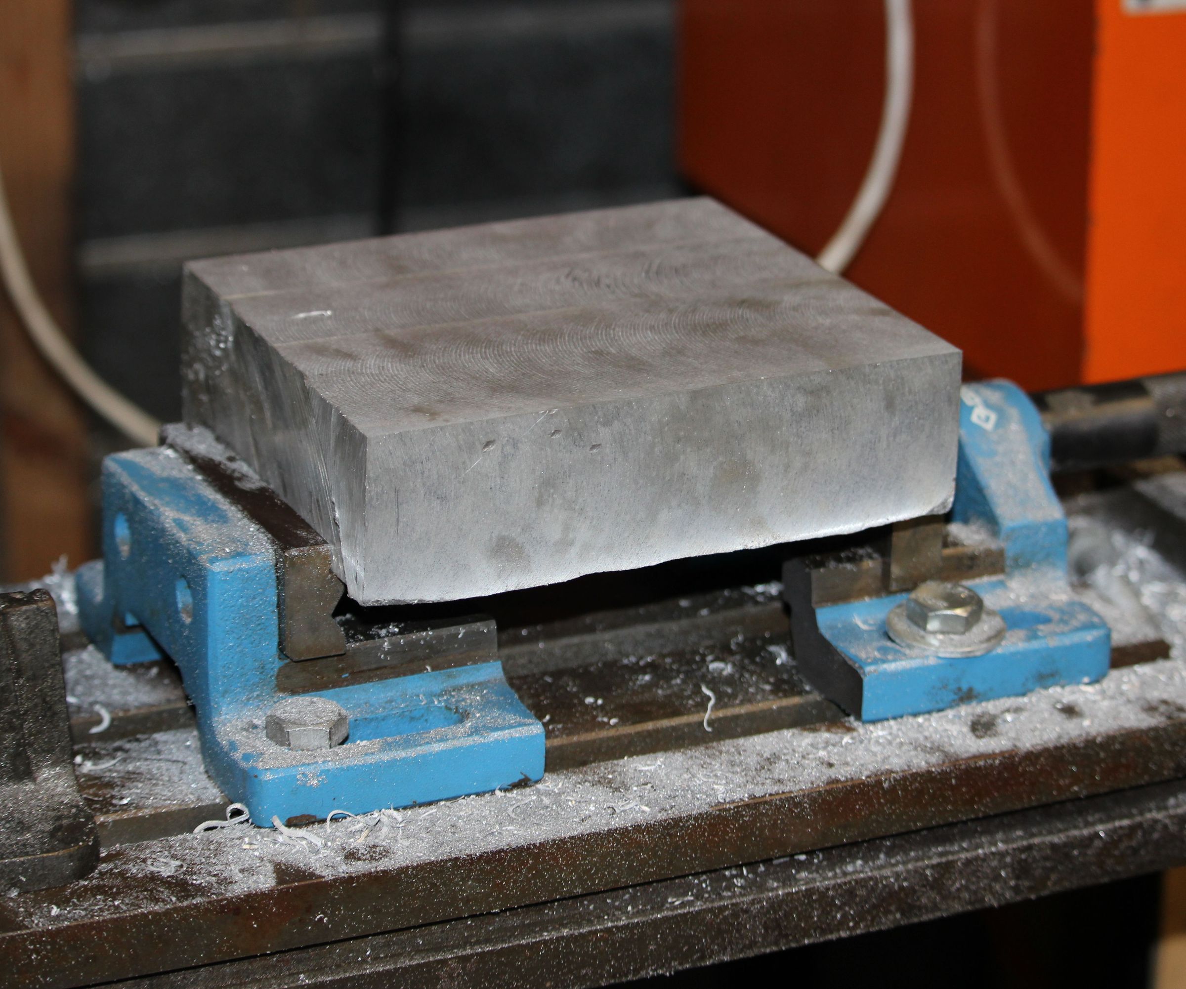 Holding Large Stock; Drill Vice Modification