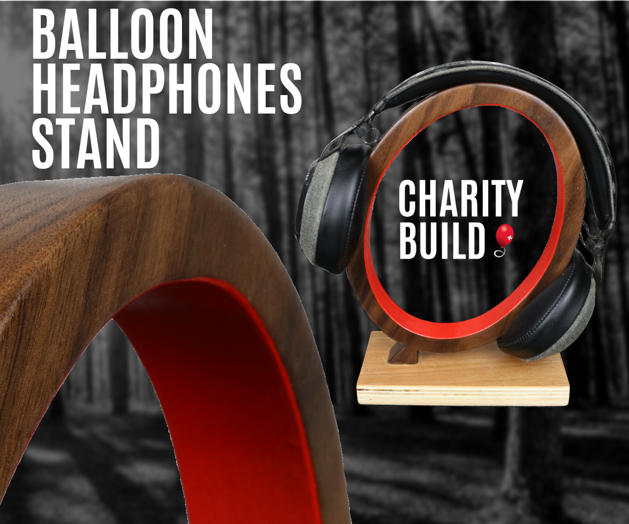 Simple Headphones Stand - Balloon Shape