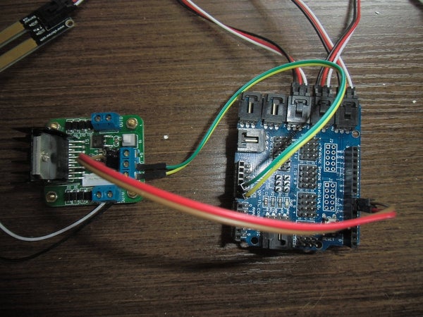 Connect Pump Driver to Crowduino