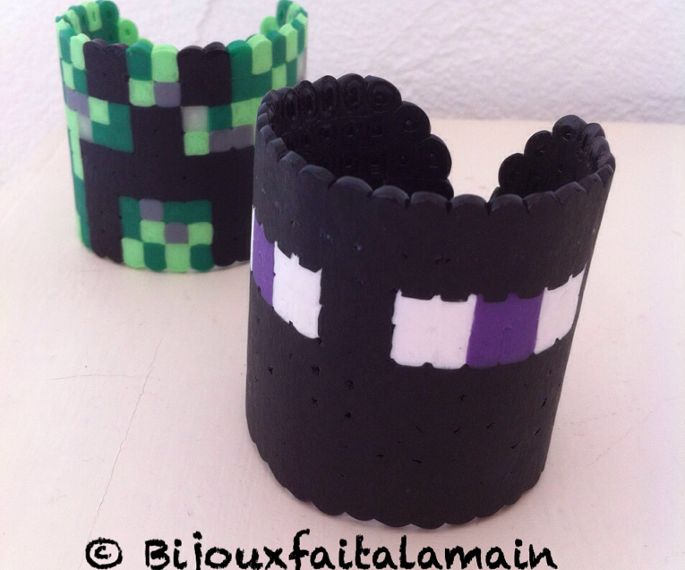 How to Make Minecraft Bracelets Using HAMA Beads