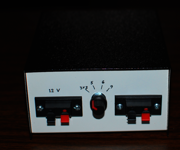 Battery Powered Power Supply, Selectable Voltage