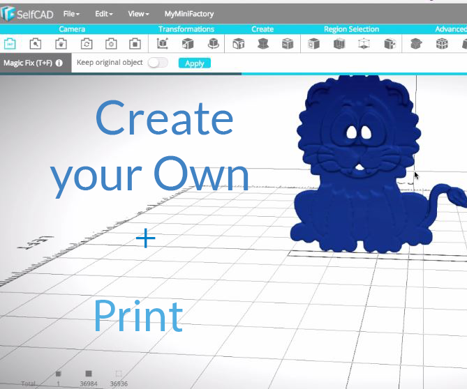 How to Convert an Image Into a 3D Shape Using SelfCAD's Image Generator
