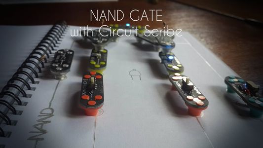 NAND Gate Logic Using Circuit Scribe