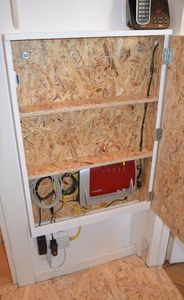 How to Hide Your Router - Router Cabinet : 9 Steps (with Pictures ...