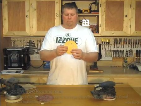 Random Orbit Sand Paper Alignment Jig
