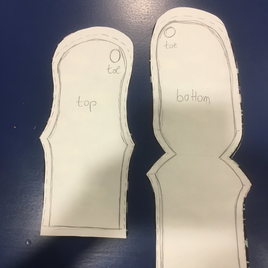 DIY Sock Pattern (for Sewing Socks) 5 Steps (with Pictures