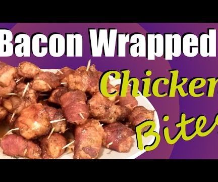 Bacon Wrapped Chicken Bites ~ You'll LOVE These!