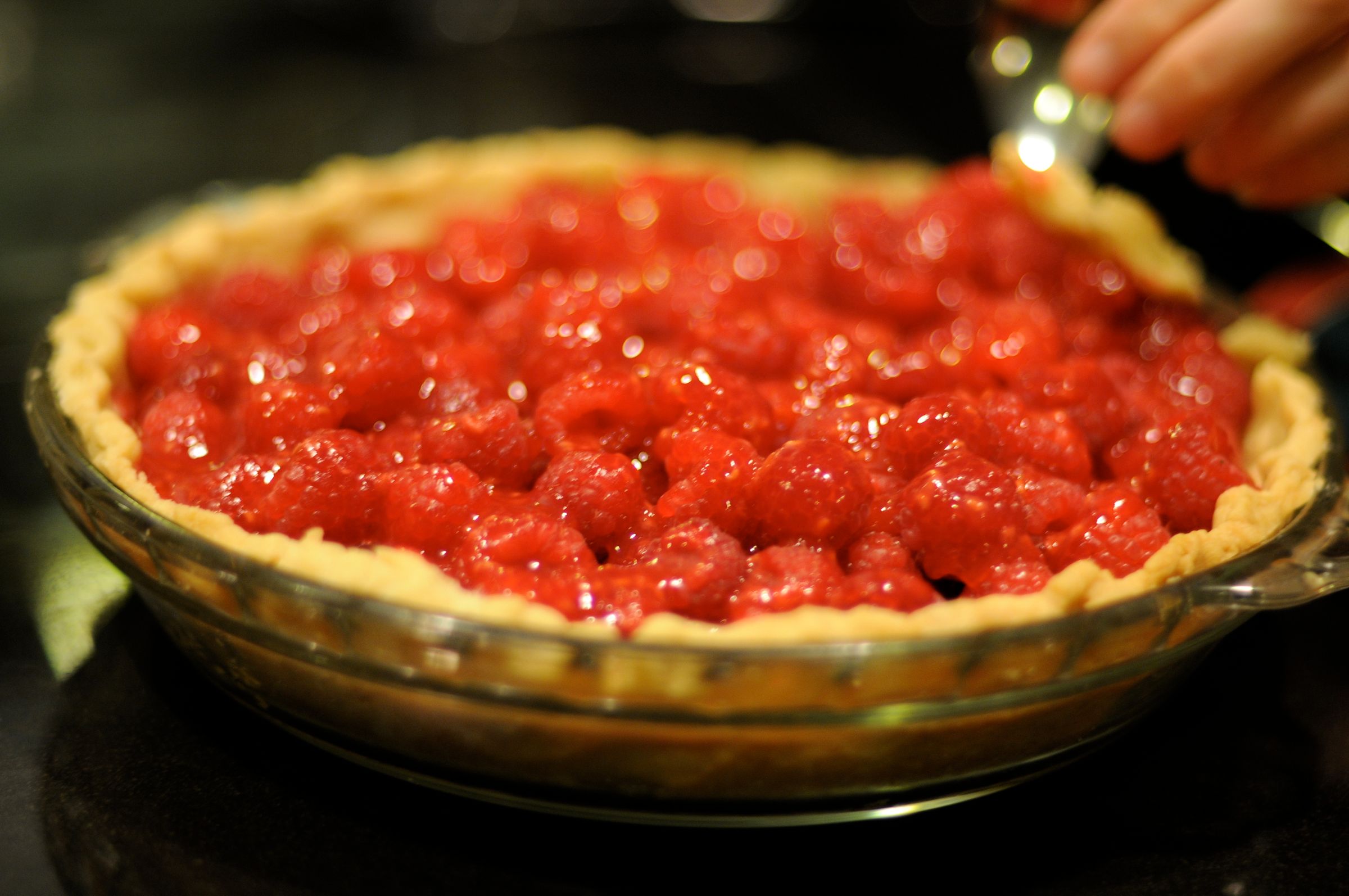 Fresh Raspberry Pie