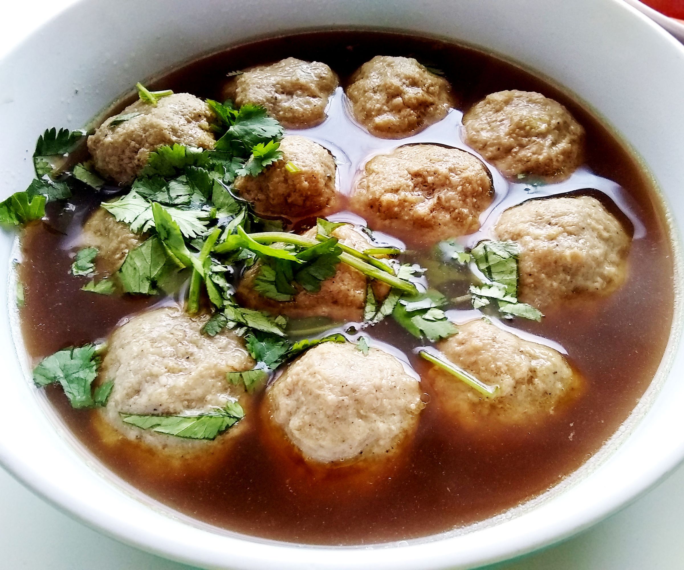 Indonesian Bakso (Beef Surimi Meatballs)