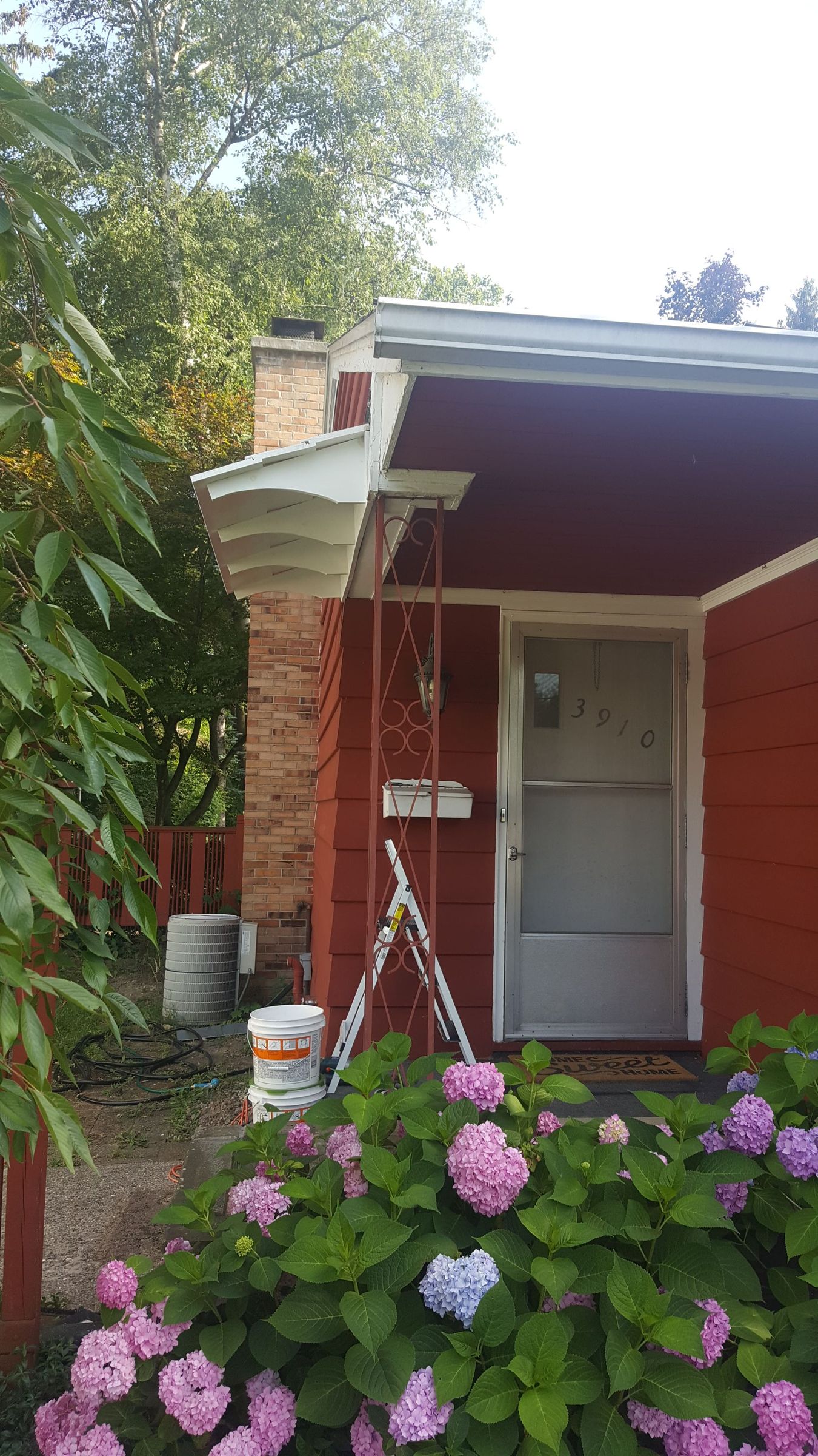 Wooden Porch Awning
