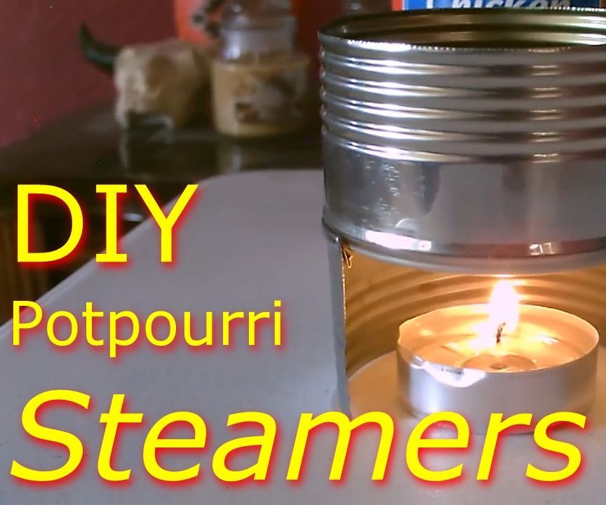 DIY Potpourri Steamer Pots! ~ Simple DIY Project (made With a Single Can!) - Full Instr.