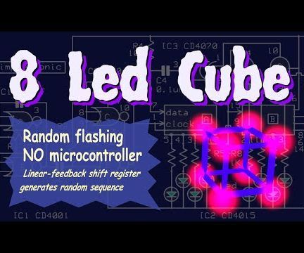 8 LED Cube ( NO Microcontroller )