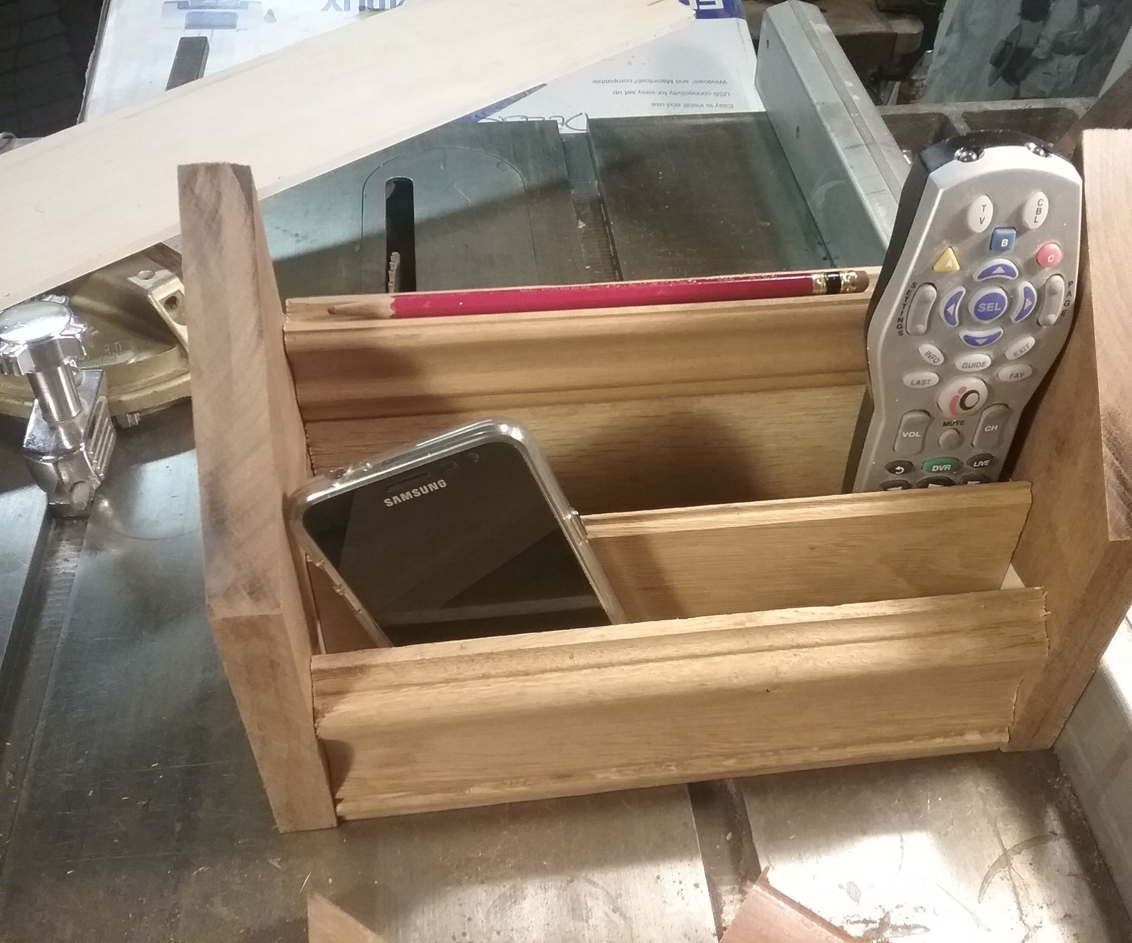 Secret Compartment Desktop Organizer