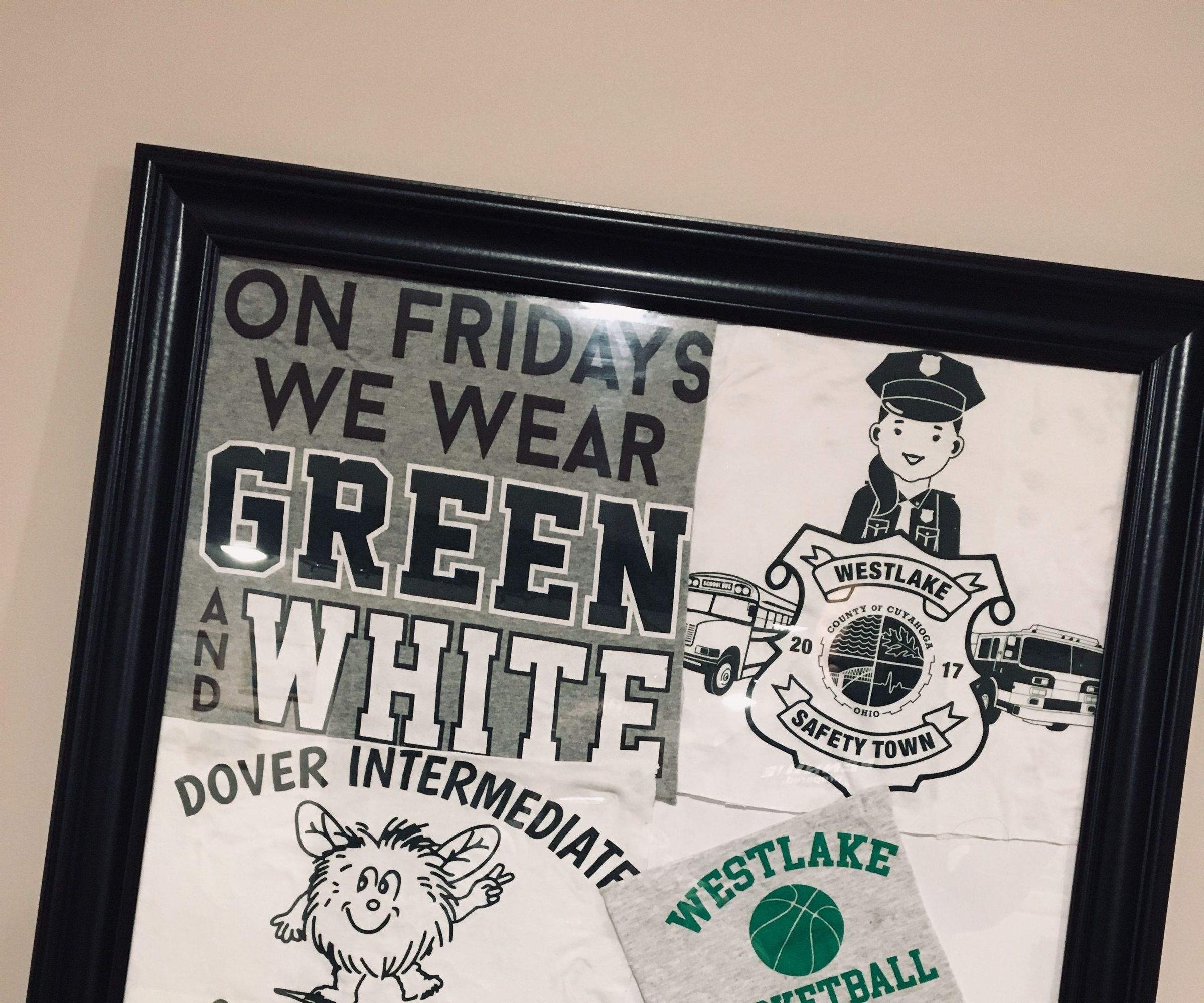 T-Shirt Memorabilia Keepsake Wall Hanging- First Time Author