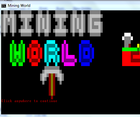 Mining World - Batch Game