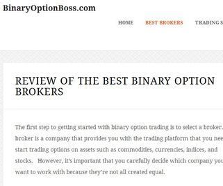 Best Binary Option Brokers