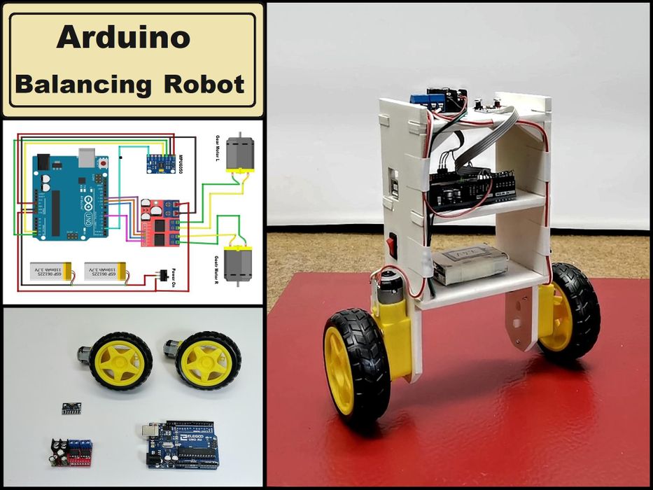 Arduino Two Weel Self Balancing Robot : 4 Steps (with Pictures ...