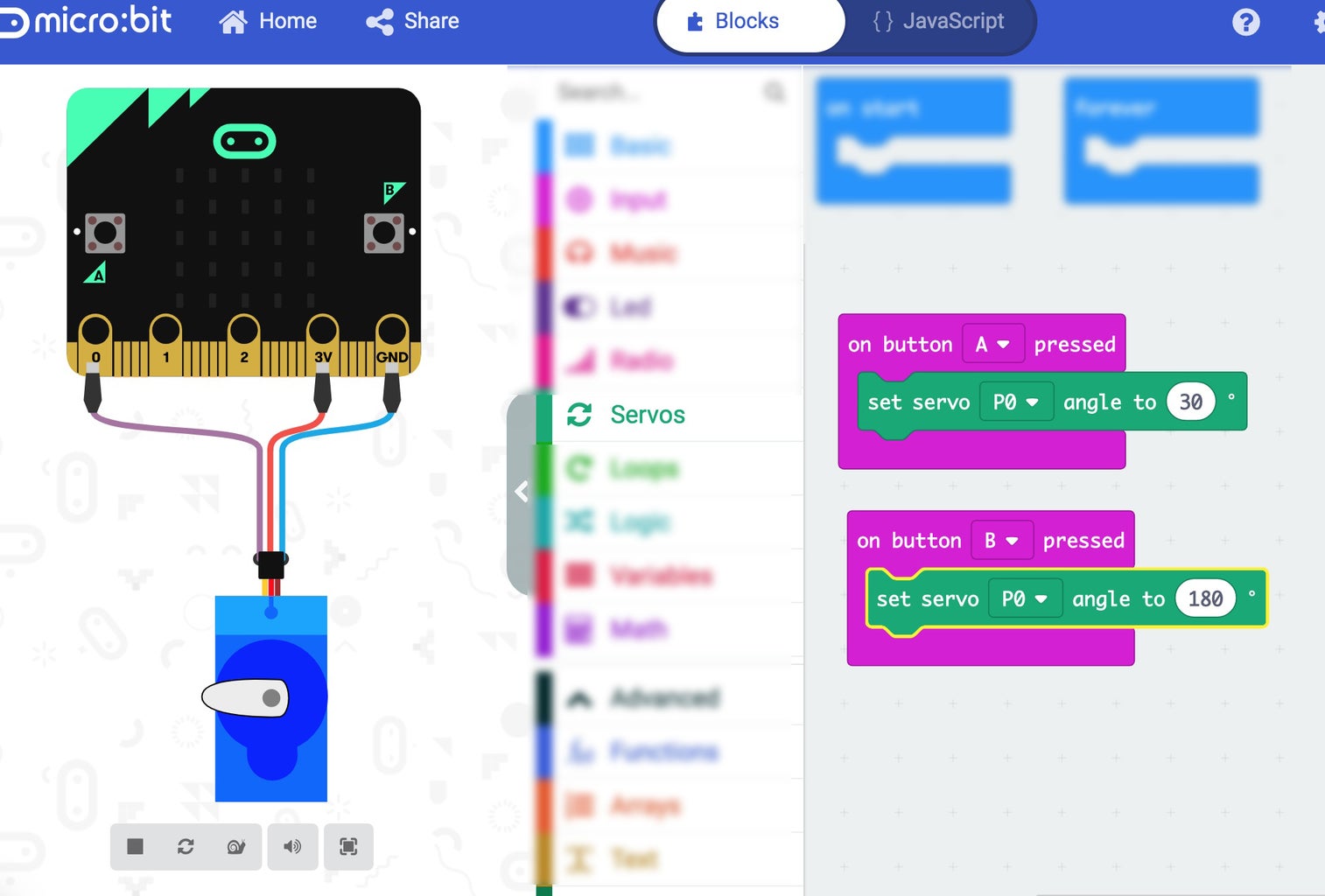 Run a Micro Servo With Micro:bit : 5 Steps Circuit Diagram