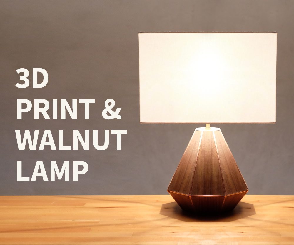 3D Print & Walnut Lamp