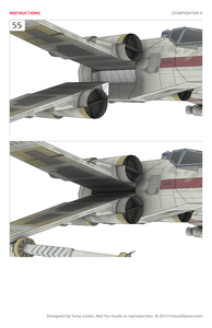 Starfighter-X Star Wars Inspired Paper Model