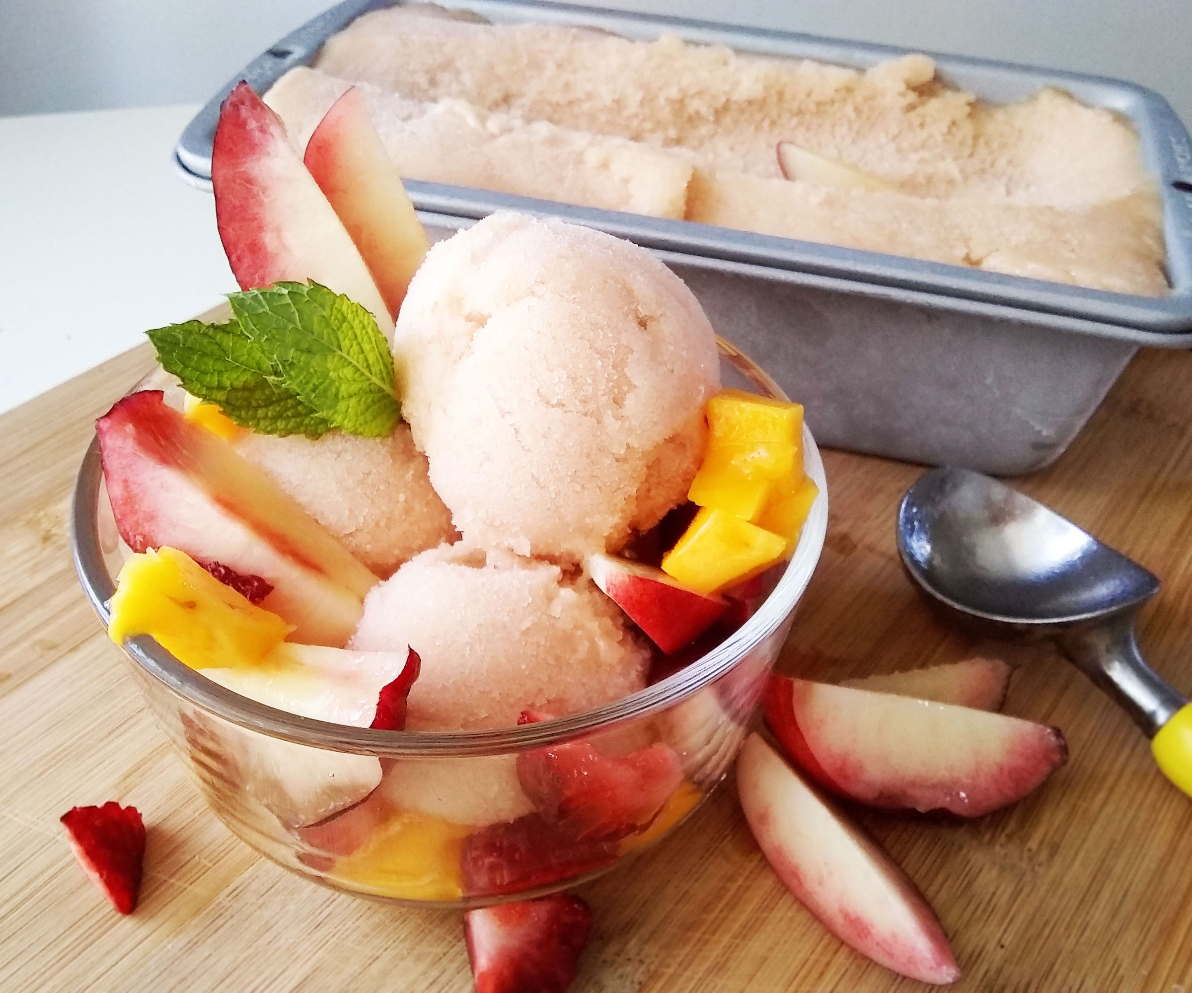 White Nectarine Sorbet